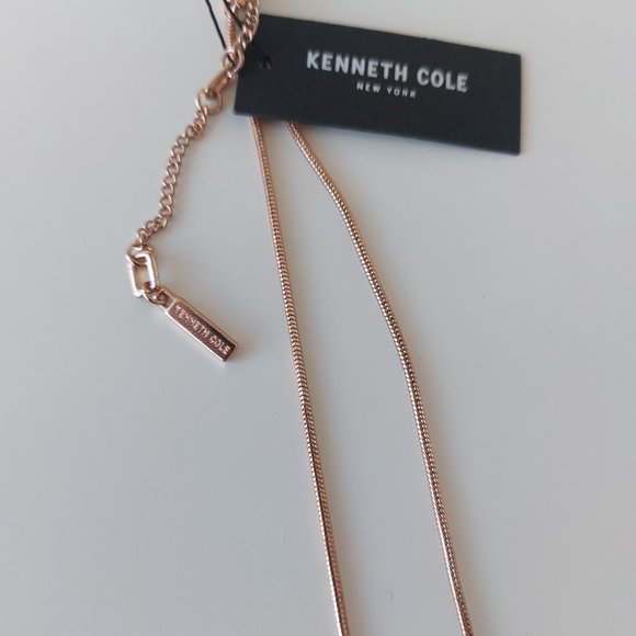3/$50 Kenneth Cole New York Blsh/ Rose Y Necklace - Picture 3 of 6